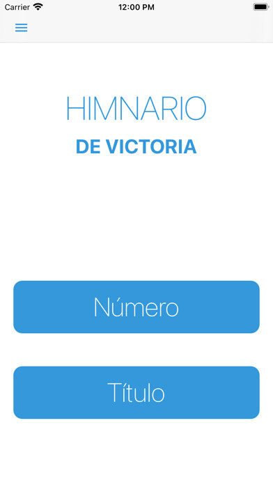 Emulate iPhone app Himnos de Victoria using MyAndroid