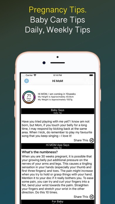 Emulate iPhone app Hi MoM - Great Pregnancy Guide using MyAndroid Emulate iPhone app Hi MoM - Great Pregnancy Guide using MyAndroid