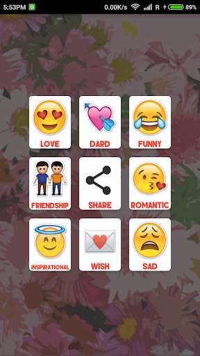 Run android online APK Hindi English Shayari Collection from MyAndroid or emulate Hindi English Shayari Collection using MyAndroid