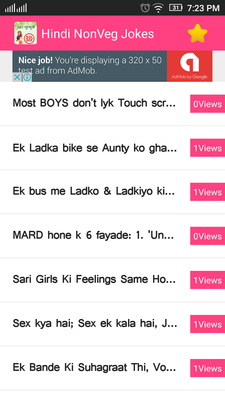 Emulate Android APK Hindi NonVeg Jokes