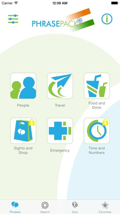 Emulate iPhone app Hindi Phrasebook - Travel in India with ease using MyAndroid Emulate iPhone app Hindi Phrasebook - Travel in India with ease using MyAndroid