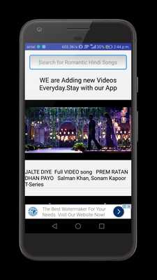 Emulate Android APK Hindi Romantic/Love Video Songs