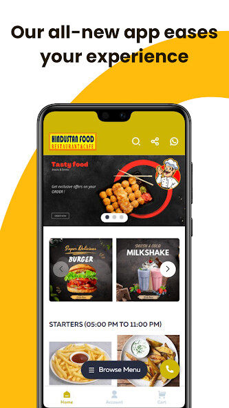 Run android online APK Hindustan Food from MyAndroid or emulate Hindustan Food using MyAndroid