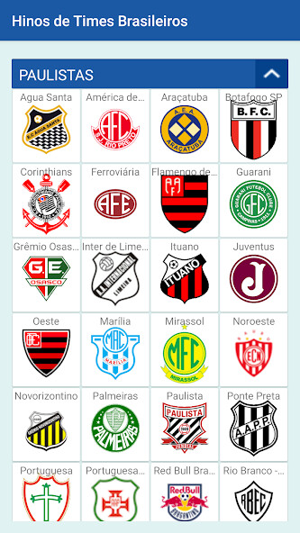 Run android online APK Hinos de Clubes Brasileiros from MyAndroid or emulate Hinos de Clubes Brasileiros using MyAndroid