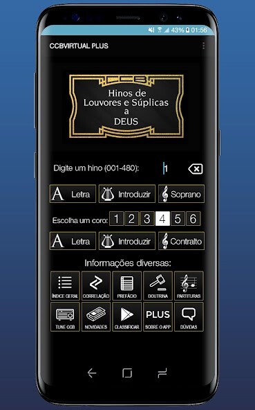 Run android online APK Hinário CCB Virtual PLUS Nº4 e from MyAndroid or emulate Hinário CCB Virtual PLUS Nº4 e using MyAndroid Run android online APK Hinário CCB Virtual PLUS Nº4 e from MyAndroid or emulate Hinário CCB Virtual PLUS Nº4 e using MyAndroid