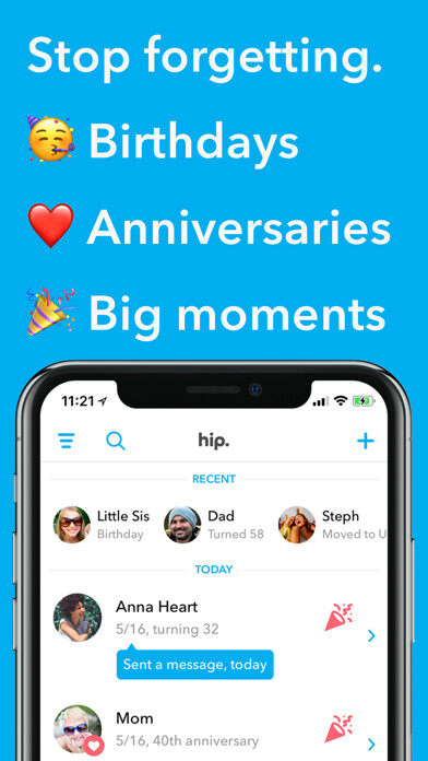 Emulate iPhone app hip: Birthday Reminder App using MyAndroid Emulate iPhone app hip: Birthday Reminder App using MyAndroid