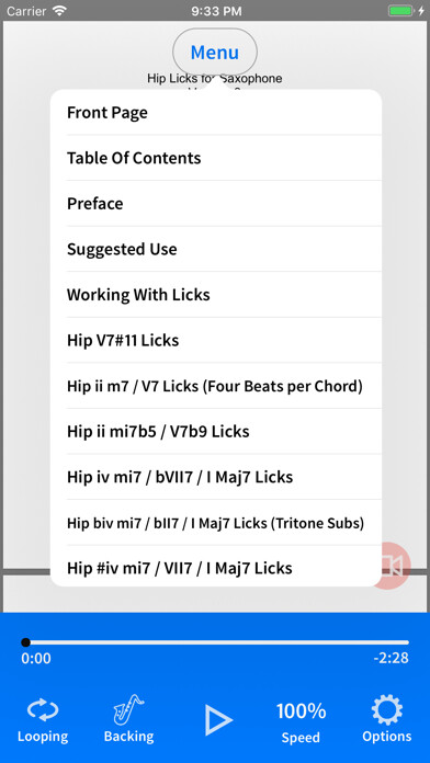 Emulate iPhone app Hip Licks for Alto Sax (V2) using MyAndroid Emulate iPhone app Hip Licks for Alto Sax (V2) using MyAndroid