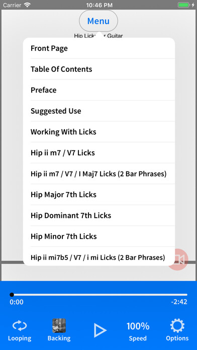 Emulate iPhone app Hip Licks for Guitar (V1) using MyAndroid Emulate iPhone app Hip Licks for Guitar (V1) using MyAndroid