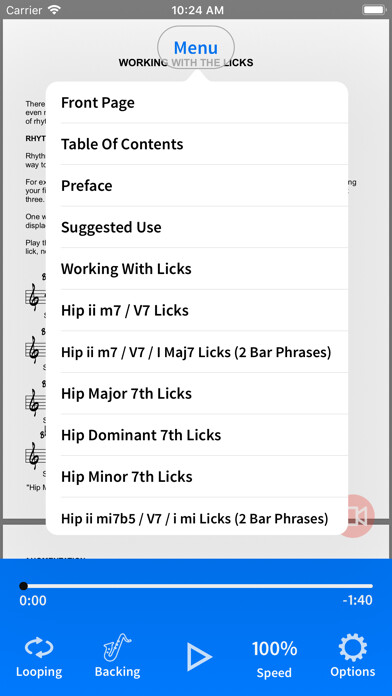 Emulate iPhone app Hip Licks for Tenor Sax (V1) using MyAndroid Emulate iPhone app Hip Licks for Tenor Sax (V1) using MyAndroid