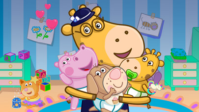 Emulate iPhone app Hippo pet care game simulator using MyAndroid