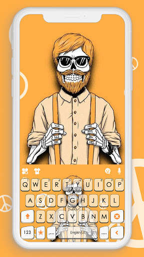 Run android online APK Hipster Guy Keyboard Background from MyAndroid or emulate Hipster Guy Keyboard Background using MyAndroid