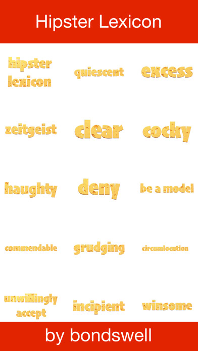 Emulate iPhone app Hipster Lexicon using MyAndroid Emulate iPhone app Hipster Lexicon using MyAndroid