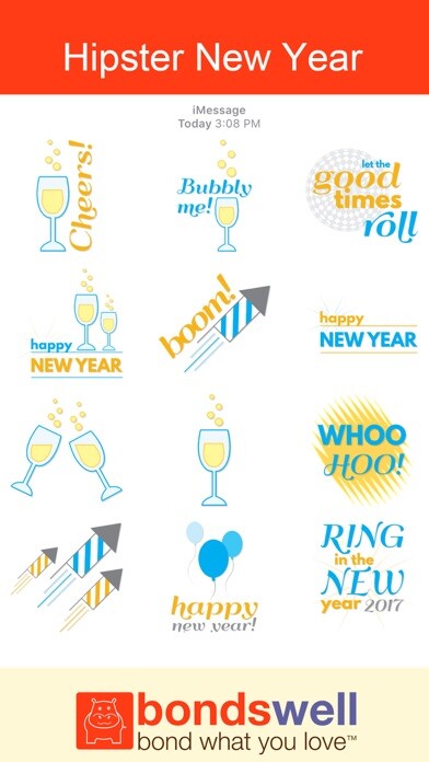 Emulate iPhone app Hipster New Year using MyAndroid Emulate iPhone app Hipster New Year using MyAndroid