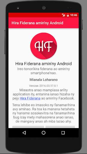Emulate Android APK Hira Fiderana