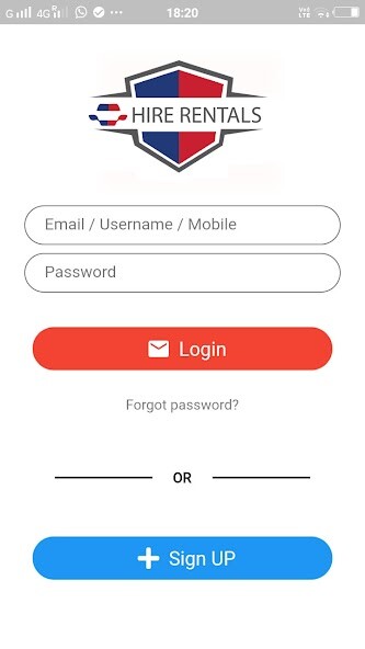 Run android online APK Hire Rentals from MyAndroid or emulate Hire Rentals using MyAndroid