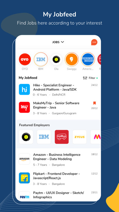 Emulate iPhone app hirist using MyAndroid Emulate iPhone app hirist using MyAndroid