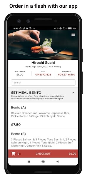 Run android online APK Hiroshi Sushi from MyAndroid or emulate Hiroshi Sushi using MyAndroid