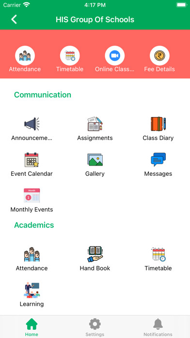 Emulate iPhone app HIS Group of Schools using MyAndroid Emulate iPhone app HIS Group of Schools using MyAndroid