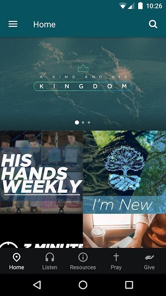 Emulate iPhone app His Hands Church using MyAndroid Emulate iPhone app His Hands Church using MyAndroid