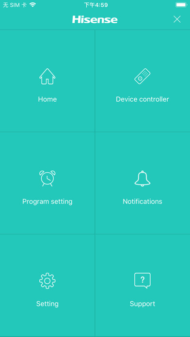 Emulate iPhone app Hi-Smart AC using MyAndroid