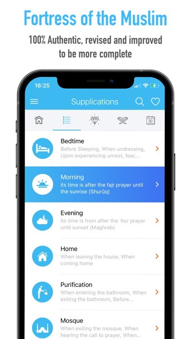 Emulate iPhone app Hisnii - Duaa and Reminders using MyAndroid Emulate iPhone app Hisnii - Duaa and Reminders using MyAndroid