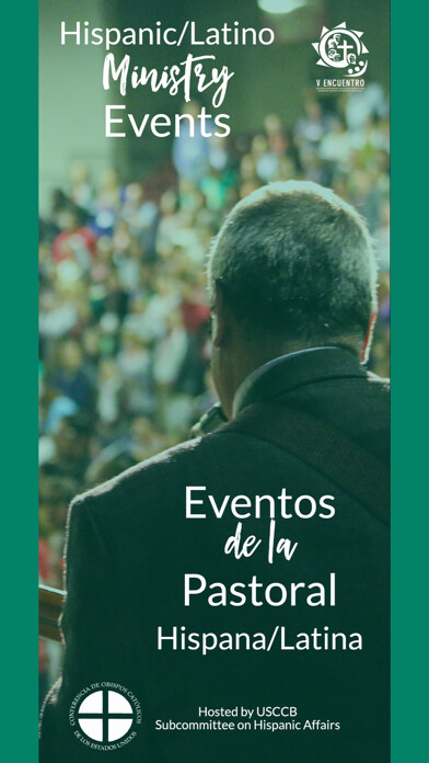 Emulate iPhone app Hispanic Ministry Events using MyAndroid