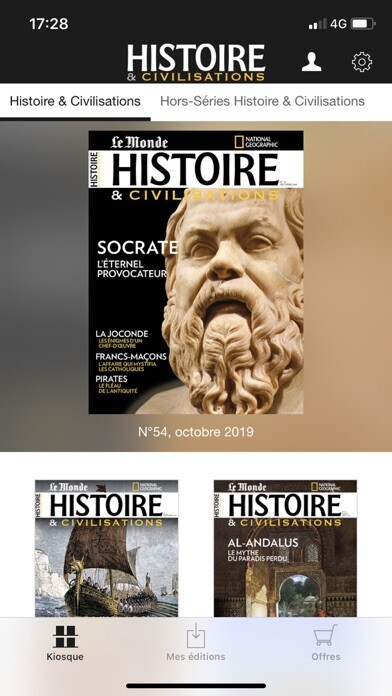 Emulate iPhone app Histoire & Civilisations using MyAndroid