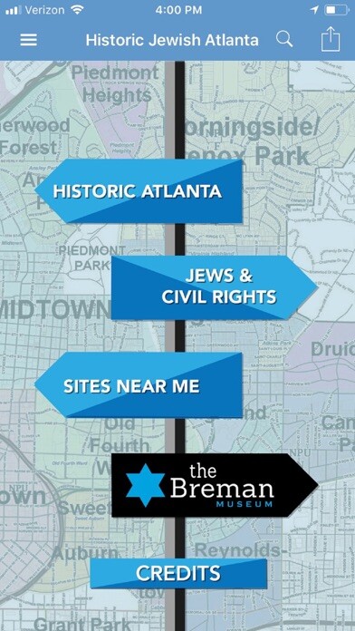 Emulate iPhone app Historic Jewish Atlanta using MyAndroid Emulate iPhone app Historic Jewish Atlanta using MyAndroid