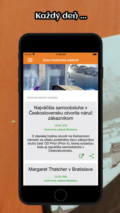 Run android online APK Historický kalendár Bratislavy from MyAndroid or emulate Historický kalendár Bratislavy using MyAndroid