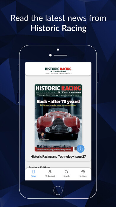 Emulate iPhone app Historic Racing using MyAndroid