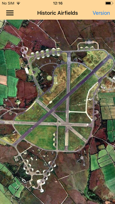 Emulate iPhone app Historic UK Airfields using MyAndroid