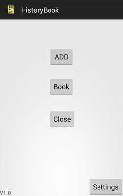 Emulate Android APK History Book