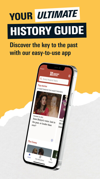 Emulate iPhone app History Extra: Unlock the past using MyAndroid