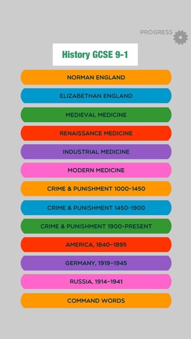 Emulate iPhone app History GCSE 9-1 using MyAndroid