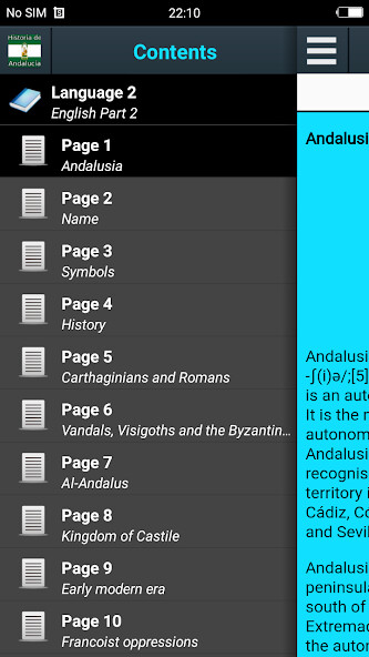 Run android online APK History of Andalusia from MyAndroid or emulate History of Andalusia using MyAndroid
