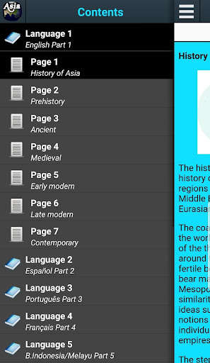 Run android online APK History of Asia from MyAndroid or emulate History of Asia using MyAndroid