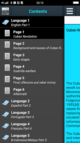 Run android online APK History of Cuban Revolution from MyAndroid or emulate History of Cuban Revolution using MyAndroid