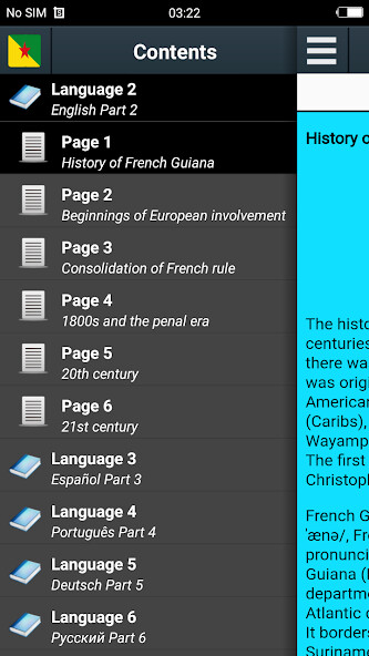 Run android online APK History of French Guiana from MyAndroid or emulate History of French Guiana using MyAndroid Run android online APK History of French Guiana from MyAndroid or emulate History of French Guiana using MyAndroid