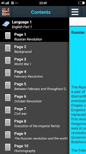 Run android online APK History of Russian Revolution from MyAndroid or emulate History of Russian Revolution using MyAndroid