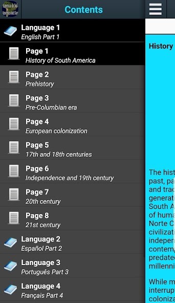 Run android online APK History of South America from MyAndroid or emulate History of South America using MyAndroid