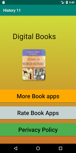 Run android online APK History Text Book - Class 11 from MyAndroid or emulate History Text Book - Class 11 using MyAndroid