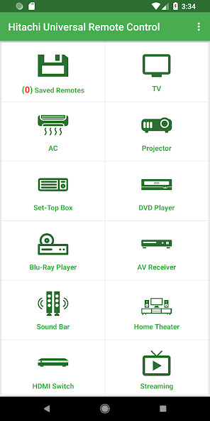 Run android online APK Hitachi Remote Control from MyAndroid or emulate Hitachi Remote Control using MyAndroid