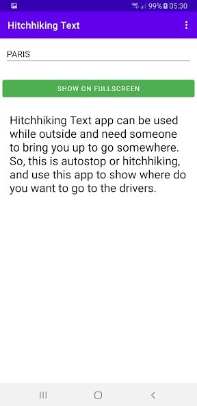 Run android online APK Hitchhiking Text from MyAndroid or emulate Hitchhiking Text using MyAndroid