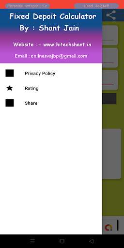 Run android online APK Hitech FD Calculator from MyAndroid or emulate Hitech FD Calculator using MyAndroid