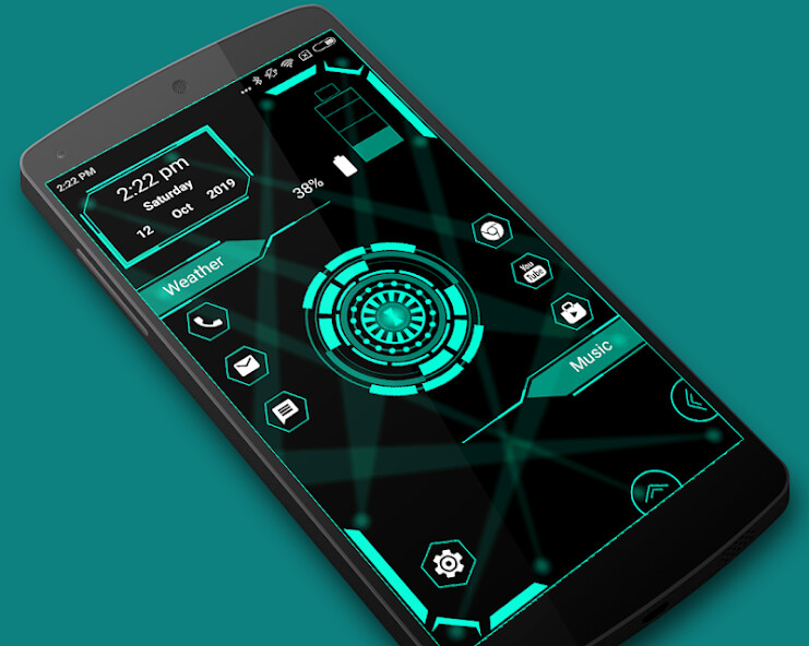 Run android online APK Hi-tech Launcher 3 - AppLock from MyAndroid or emulate Hi-tech Launcher 3 - AppLock using MyAndroid