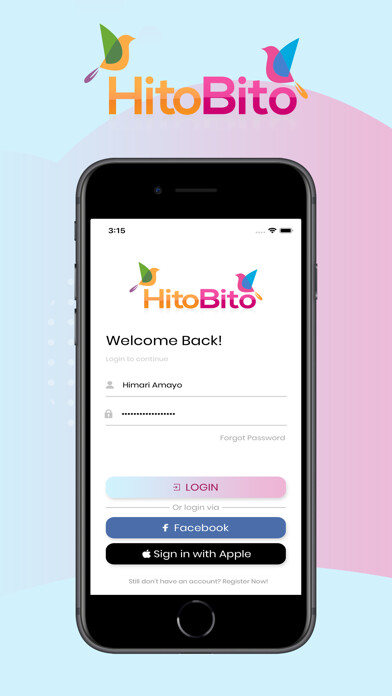Emulate iPhone app Hito Bito using MyAndroid