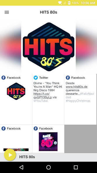 Run android online APK HITS 80s from MyAndroid or emulate HITS 80s using MyAndroid
