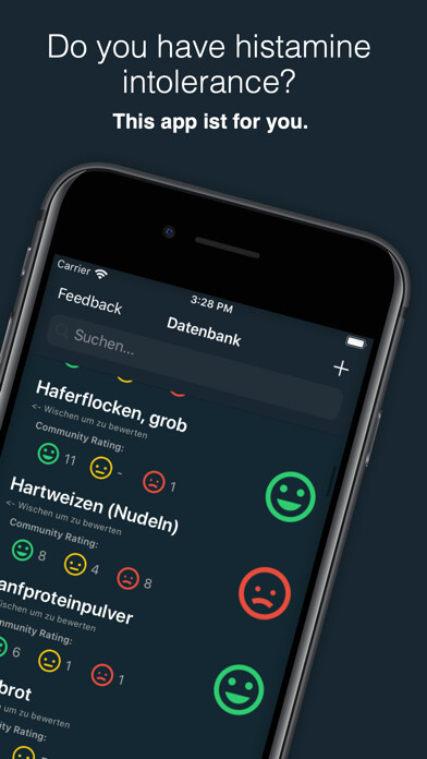 Emulate iPhone app HITS DB Histamine Intolerance using MyAndroid Emulate iPhone app HITS DB Histamine Intolerance using MyAndroid