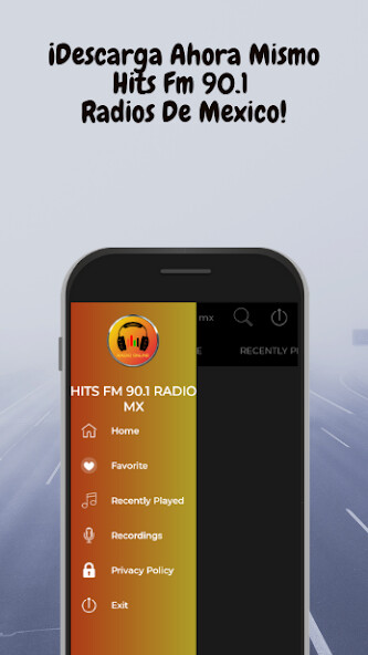 Run android online APK Hits Fm 90.1 Radios De Mexico from MyAndroid or emulate Hits Fm 90.1 Radios De Mexico using MyAndroid