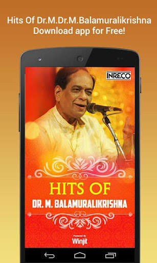 Run android online APK Hits of Dr.M.Balamurali Krishna from MyAndroid or emulate Hits of Dr.M.Balamurali Krishna using MyAndroid